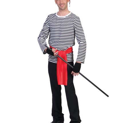 e-carnavalskleding-SYK Mime Shirt voor volwassenen