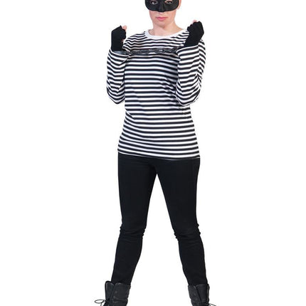 e-carnavalskleding-SYK Mime Shirt voor volwassenen