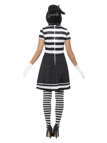 e-carnavalskleding-SYK Mime speler jurk dames