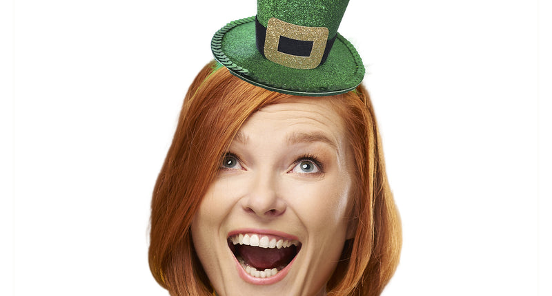 e-carnavalskleding-SYK Mini Hoedje St. Patrick's Day glitter