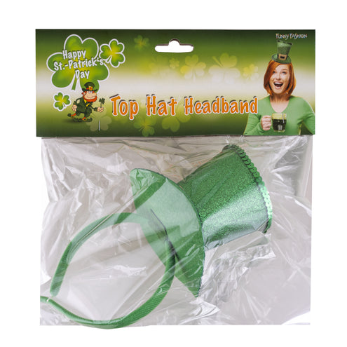e-carnavalskleding-SYK Mini Hoedje St. Patrick's Day glitter
