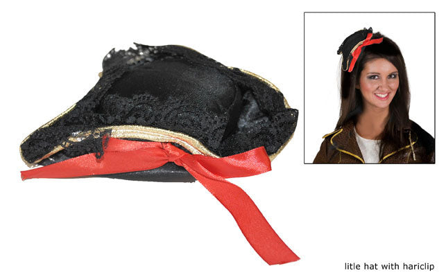 e-carnavalskleding-SYK Mini piratenhoed Elise