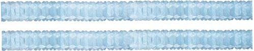 e-carnavalskleding-SYK Mini slinger baby blauw 250cm, 2 stuks