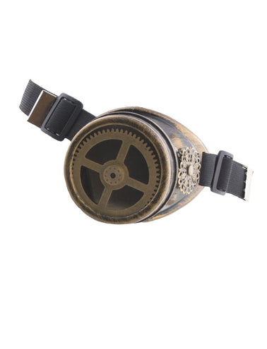 e-carnavalskleding-SYK Monocle steampunk bril met tandwiel
