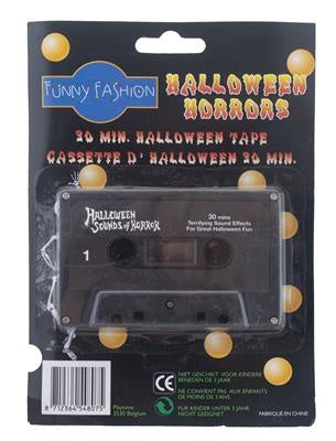 e-carnavalskleding-SYK Muziekcassette halloween