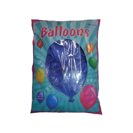 e-carnavalskleding-SYK Navy blauwe latex ballonnen 100st.