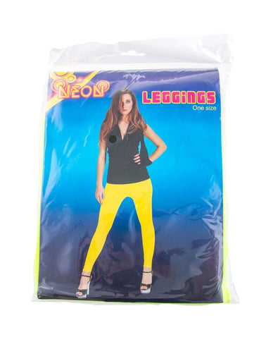 e-carnavalskleding-SYK Neon gele legging