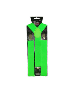 e-carnavalskleding-SYK Neon groene bretels breed 35mm