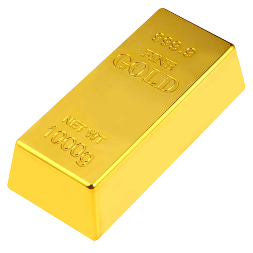 e-carnavalskleding-SYK Nep goudstaaf 1 kg 16 cm