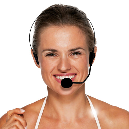 e-carnavalskleding-SYK Nep microfoon headset