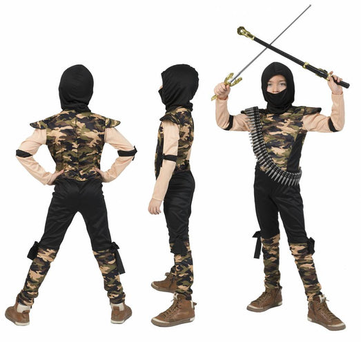 e-carnavalskleding-SYK Ninja soldaten pakje Teun