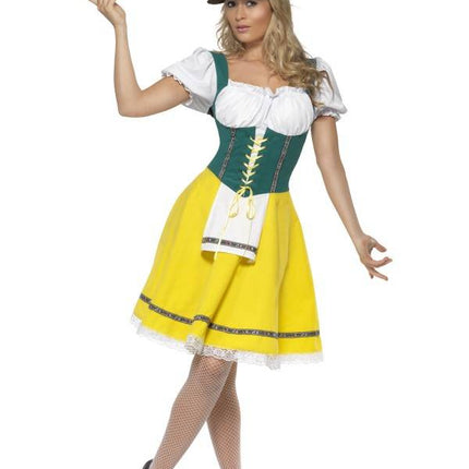 e-carnavalskleding-SYK Oktoberfest kostuum Helga geel