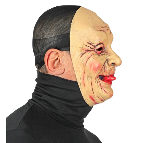 e-carnavalskleding-SYK Oma masker halfgezicht