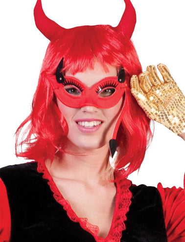 e-carnavalskleding-SYK Oogmasker duivelin