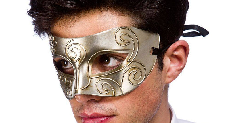 e-carnavalskleding-SYK Oogmasker Rome in zilver