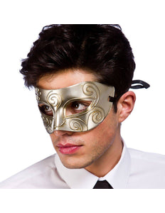 e-carnavalskleding-SYK Oogmasker Rome in zilver