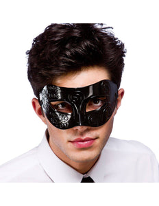 e-carnavalskleding-SYK Oogmasker Rome in zwart