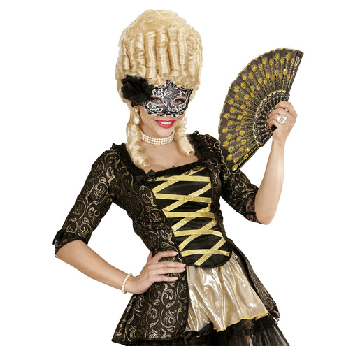 e-carnavalskleding-SYK Oogmaskers met bloem