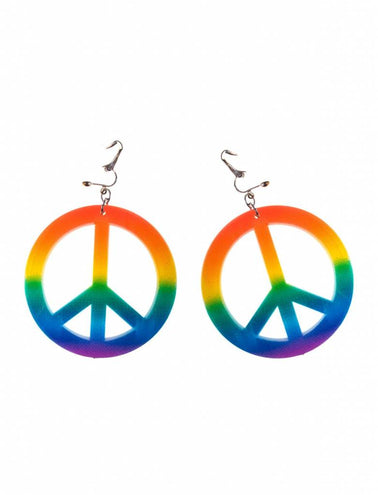 e-carnavalskleding-SYK Oorbellen peace met clip