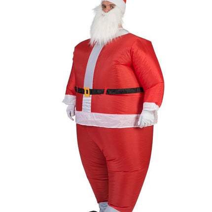 e-carnavalskleding-SYK Opblaasbaar Kerstman pak Santa