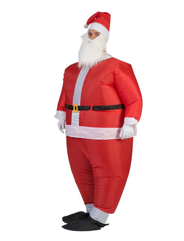 e-carnavalskleding-SYK Opblaasbaar Kerstman pak Santa
