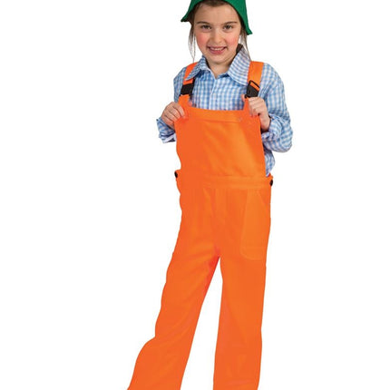 e-carnavalskleding-SYK Oranje werk overalls voor kinderen
