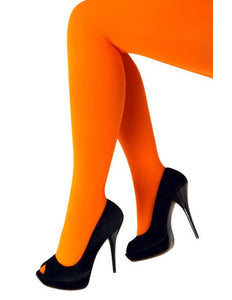 e-carnavalskleding-SYK Panty 60 den microfiber fluor oranje one size