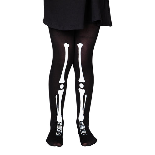 e-carnavalskleding-SYK Panty kind Mila skelet