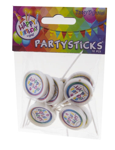e-carnavalskleding-SYK Party prikkers Happy Birthday