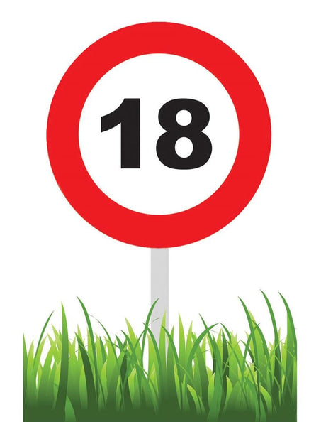 e-carnavalskleding-SYK Party tuinbord 18 jaar