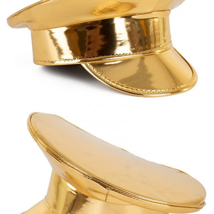 e-carnavalskleding-SYK Pet bling bling in goud lak