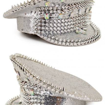 e-carnavalskleding-SYK Pet bling bling zilver