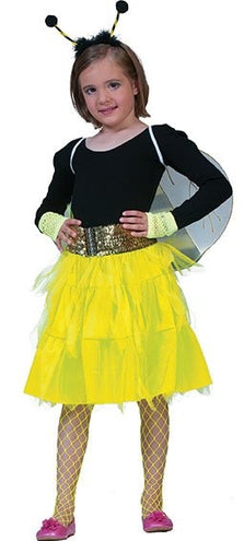 e-carnavalskleding-SYK Petticoat neon geel Lili kind