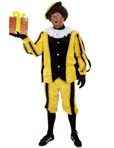 e-carnavalskleding-SYK Piet plushe zwart/geel
