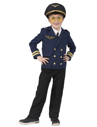 e-carnavalskleding-SYK Piloten jas Pete kinderen