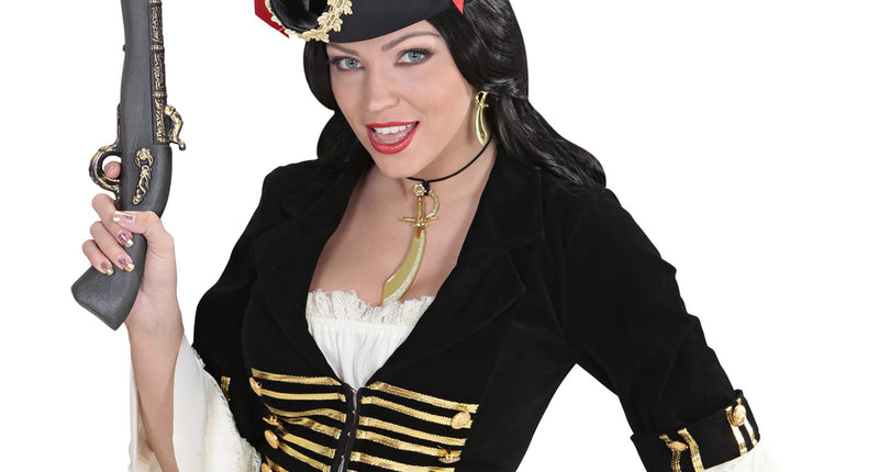 e-carnavalskleding-SYK Piraten hoed driesteek