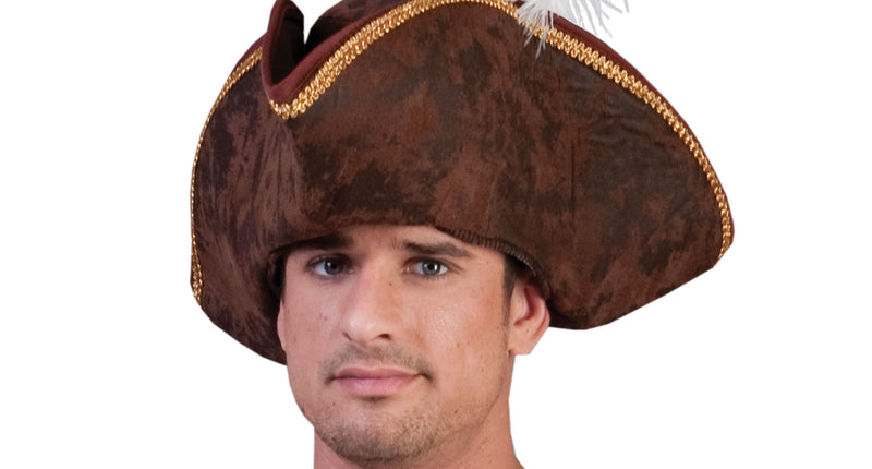 e-carnavalskleding-SYK Piratenhoed Stefan met veer