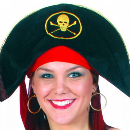 e-carnavalskleding-SYK Piratenhoed stof