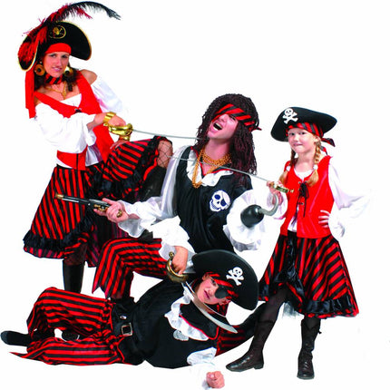 e-carnavalskleding-SYK Piratenpak Jacky meisjes