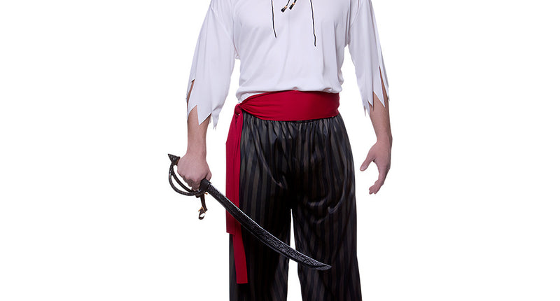 e-carnavalskleding-SYK Piratenpak Jeffery heren