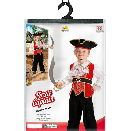 e-carnavalskleding-SYK Piratenpak Peter kind 98cm