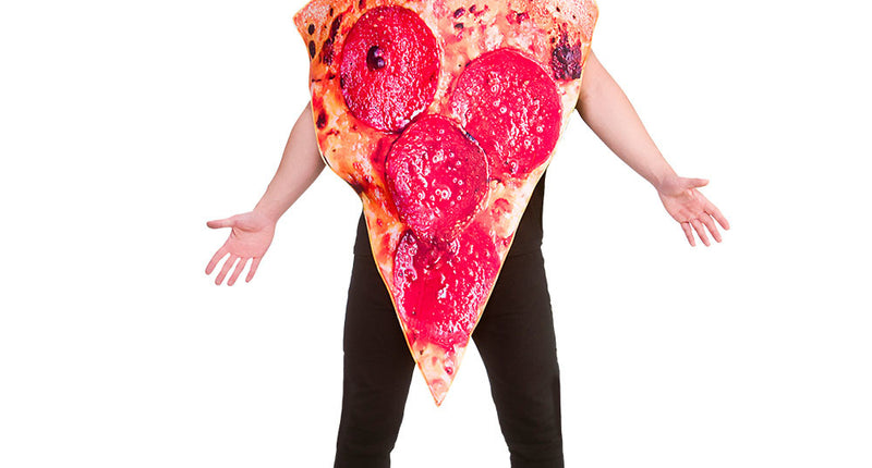 e-carnavalskleding-SYK Pizza punt kostuum met salami