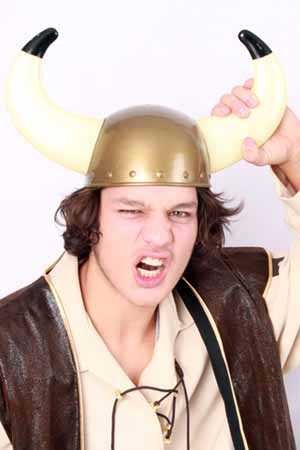 e-carnavalskleding-SYK Plastic viking helm volwassen