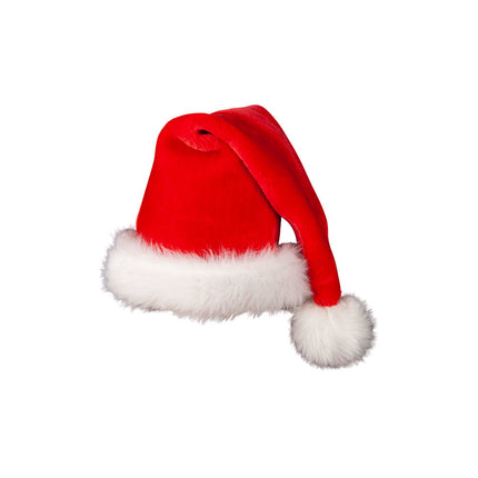 e-carnavalskleding-SYK Pluche kerstmuts Santa