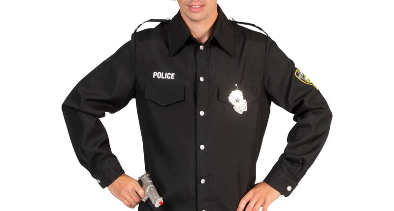 e-carnavalskleding-SYK Politie blouse Pedro heren