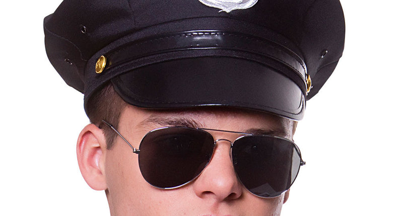 e-carnavalskleding-SYK Politie bril of piloten bril