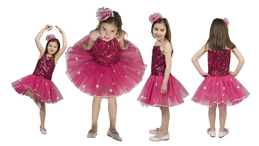 e-carnavalskleding-SYK Prima ballerina jurkje meisjes