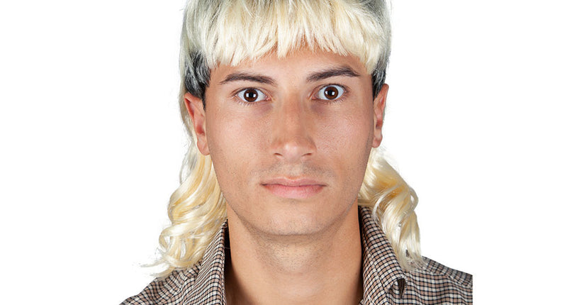 e-carnavalskleding-SYK Pruik exotic Mullet