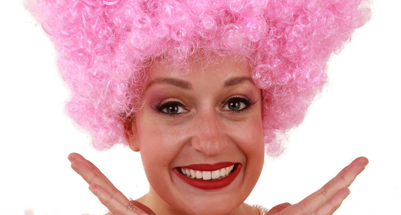 e-carnavalskleding-SYK Pruik Lucy roze