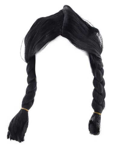 e-carnavalskleding-SYK Pruik Wednesday Addams Family